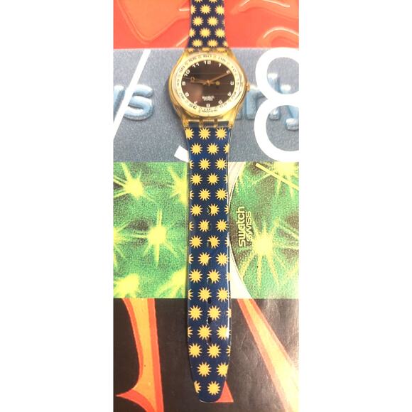 Swatch LOTS OF SUN SRJ100 1995 Solar operated Swiss made rare Vintage watch - Picture 4 of 8